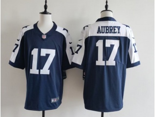 Dallas Cowboys #17 Brandon Aubrey Thanksgivings Vapor Limited Jersey Navy
