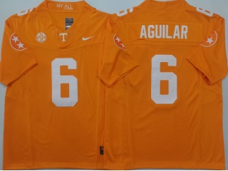 Tennessee Volunteers #6 Joey Aguilar Vapor F.U.S.E Limited Jersey Orange