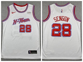 Houston Rockets #28 Alperen Sengun 2025-26 City Jersey White