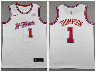Houston Rockets #1 Amen Thompson 2025-26 City Jersey White