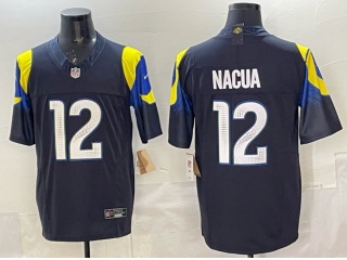 Los Angeles Rams #12 Puka Nacua Rivalries Limited Jersey Black