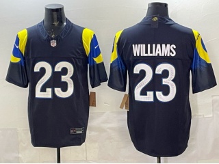 Los Angeles Rams #23 Kyren Williams Rivalries Limited Jersey Black