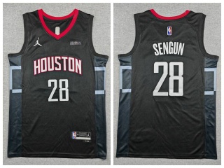 Houston Rockets #28 Alperen Sengun Jersey Black