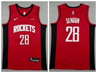 Houston Rockets #28 Alperen Sengun Jersey Red