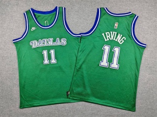 Youth Dallas Mavericks #11 Kyrie Irving Classic Jersey Green
