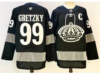 Fanatics Los Angeles Kings #99 Wayne Gretzky Alternate Breakaway Jersey Black