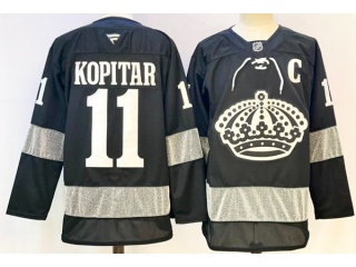 Fanatics Los Angeles Kings #11 Anze Kopitar Alternate Breakaway Jersey Black