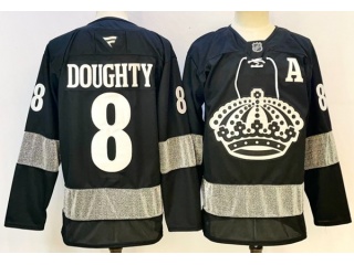 Fanatics Los Angeles Kings #8 Drew Doughty Alternate Breakaway Jersey Black