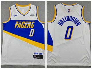 Indiana Pacers #0 Tyrese Haliburton 2025-26 City Jersey White