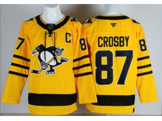 Fanatics Pittsburgh Penguins #87 Sidney Crosby Alternate Breakaway Jersey Gold