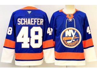 Fanatics New York Islanders #48 Matthew Schaefer Jersey Blue