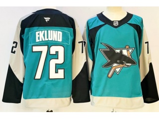 Fanatics San Jose Sharks #72 William Eklund Alternate Breakaway Jersey Teal