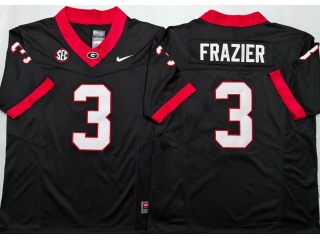 Georgia Bulldogs #3 Nate Frazier F.U.S.E Limited Jersey Black
