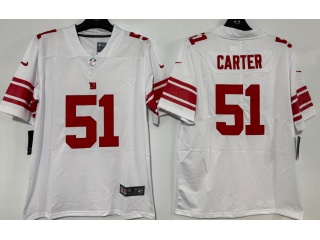 New York Giants #51 Abdul Carter Vapor Limited Jersey White