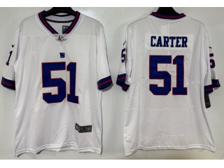 New York Giants #51 Abdul Carter Color Rush Limited Jersey White