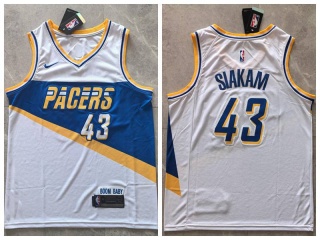 Indiana Pacers #43 Pascal Siakam 2025-26 City Jersey White