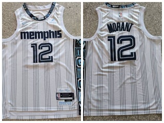 Memphis Grizzlies #12 Ja Morant 2025-26 City Jersey White