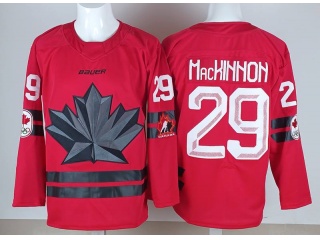 Team Canada #29 Nathan MacKinnon 2026 Winter Olympics Jersey Red