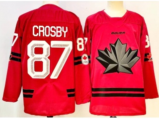 Team Canada #87 Sidney Crosby 2026 Winter Olympics Jersey Red