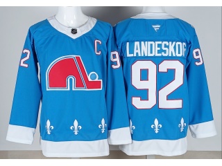 Colorado Avalanche #92 Gabriel Landeskog 2025-26 Heritage Jersey Light Blue