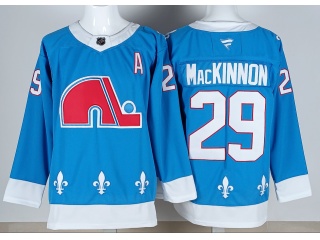Colorado Avalanche #29 Nathan MacKinnon 2025-26 Heritage Jersey Light Blue