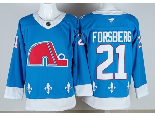 Colorado Avalanche #21 Peter Forsberg 2025-26 Heritage Jersey Light Blue