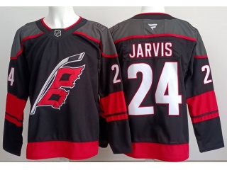 Fanatics Carolina Hurricanes #24 Seth Jarvis Jersey Black