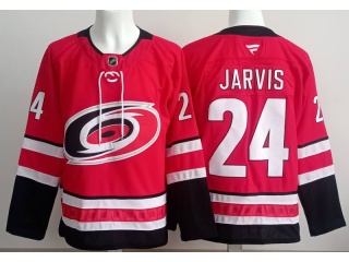 Fanatics Carolina Hurricanes #24 Seth Jarvis Jersey Red