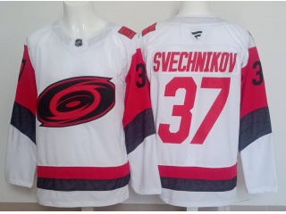 Fanatics Carolina Hurricanes #37 Andrei Svechnikov Jersey White