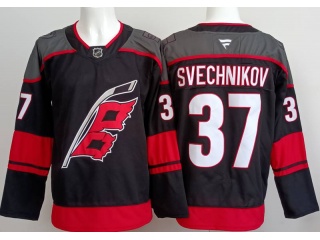 Fanatics Carolina Hurricanes #37 Andrei Svechnikov Jersey Black