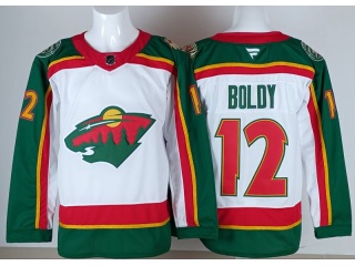 Fanatics Minnesota Wild #12 Matt Boldy Jersey White