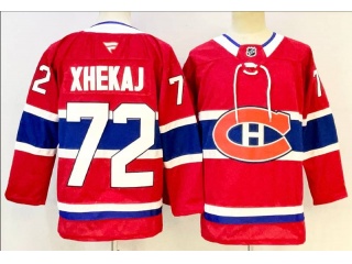 Fanatics Montreal Canadiens #72 Arber Xhekaj Jersey Red