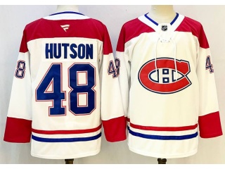 Fanatics Montreal Canadiens #48 Lane Hutson Jersey White