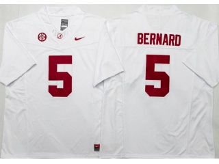 Alabama Crimson Tide #5 Germie Bernard F.U.S.E Limited Jersey White