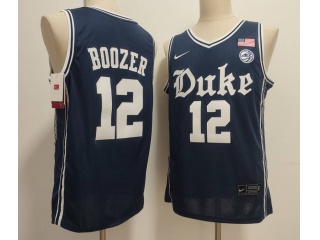 Duke Blue Devils #12 Cameron Boozer The Brotherhood Jersey Navy