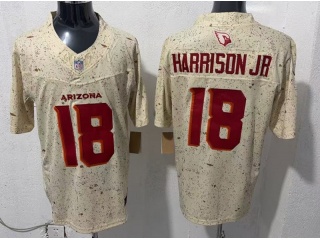 Arizona Cardinals #18 Marvin Harrison Jr. Rivalry Vapor F.U.S.E. Limited Jersey Cream