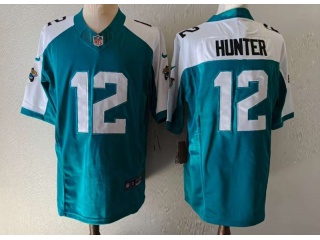 Jacksonville Jaguars #12 Travis Hunter with White Shoulders F.U.S.E. Limited Jersey Teal