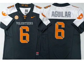 Tennessee Volunteers #6 Joey Aguilar with White Shoulders F.U.S.E Limited Jersey Black