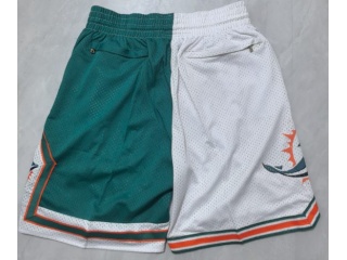 Miami Dolphins Split Short White/Green