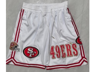San Francisco 49ers Short White