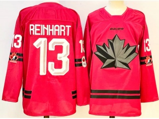 Team Canada #13 Sam Reinhart 2026 Winter Olympics Jersey Red