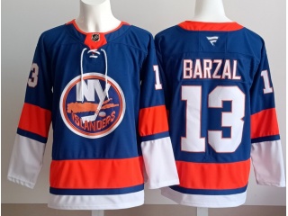 Fanatics Edmonton Oilers #13 Matt Barzal Jersey Blue