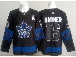 Fanatics Toronto Maple Leafs #16 Mitch Marner Jersey Black 3rd