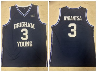 Brigham Young #3 AJ Dybantsa Jersey Navy