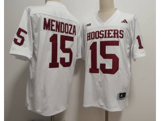 Indiana Hoosiers #15 Fernando Mendoza Jersey White