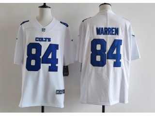 Indianapolis Colts #84 Tyler Warren Carbon Fashion Limited Jersey White