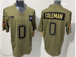 Buffalo Bills #0 Keon Coleman 2025 Salute to Service Limited Jersey Green