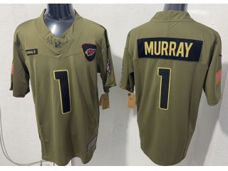 Arizona Cardinals #1 Kyler Murray 2025 Salute to Service Limited Jersey Green