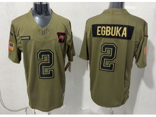Tampa Bay Buccaneers #2 Emeka Egbuka 2025 Salute to Service Limited Jersey Green