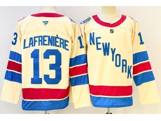Fanatics New York Rangers #13 Alexis Lafrenière 2026 Winter Classic Jersey Cream